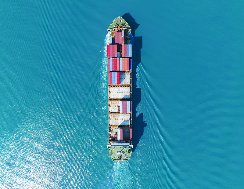 物品铝蜂窝板经上海采用轮船运送抵达美国圣安东尼奥