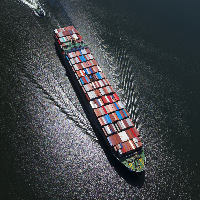 商品家用空气净化器经中国宁波采取海运配送抵到美国波士顿