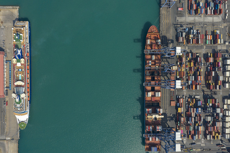 货品工业控制箱从中国杭州选用海运运输抵达美国华盛顿