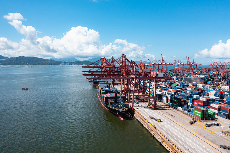 商品光纤熔接机经中国南宁采用海运运输至美国盐湖城