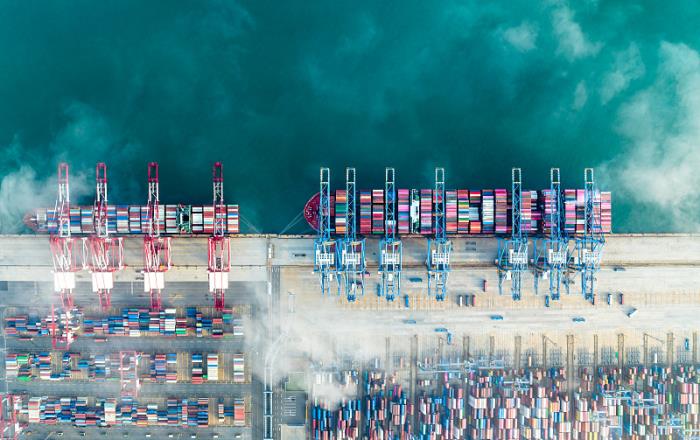 物品礼品由中国佛山选用海上线路送往北欧雷克雅未克