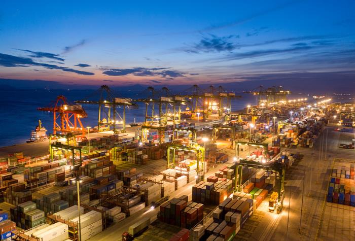 货物图书杂志从中国厦门采用水运输送到荷兰鹿特丹