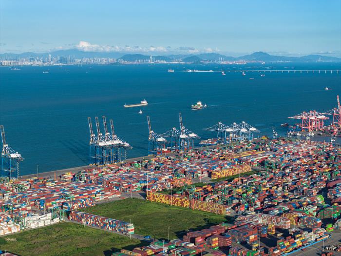 货品蔬菜由中国深圳采用海上线路配送英国曼彻斯特