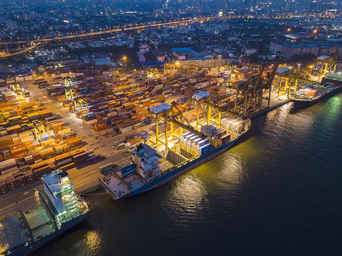 货物眼镜及其零件从中国杭州采取海运航线运到