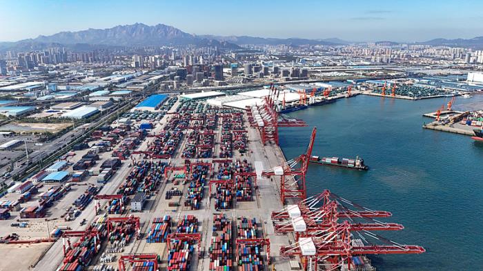 货品粮油调味从中国大连挑选海运抵达到美国楠帕