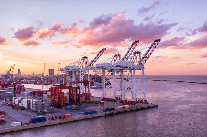 产品鞋靴由中国无锡采用船运配送印度德里