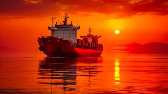 货物新的充气橡胶轮胎由广州采用水运输送到英国卢顿