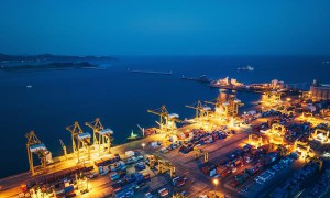 产品汽车(包括底盘)从中国重庆选择船运输送到印度新德里