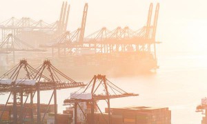 商品纺织制品由中国香港选取海上线路抵达到印度新德里